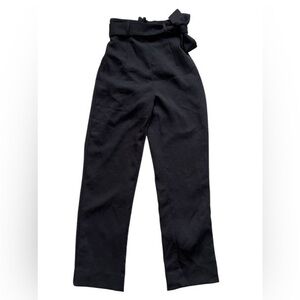 Kookai Black Tie-Waist Trousers